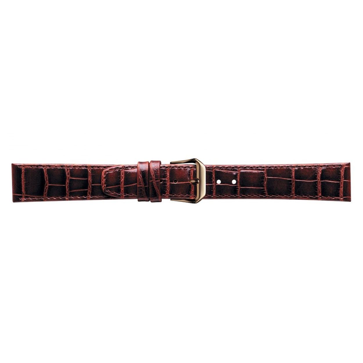 Een mooie horlogeband van het merk Condor gemaakt van leer. De kleur van deze horlogeband is bruin. De breedte is 12mm.