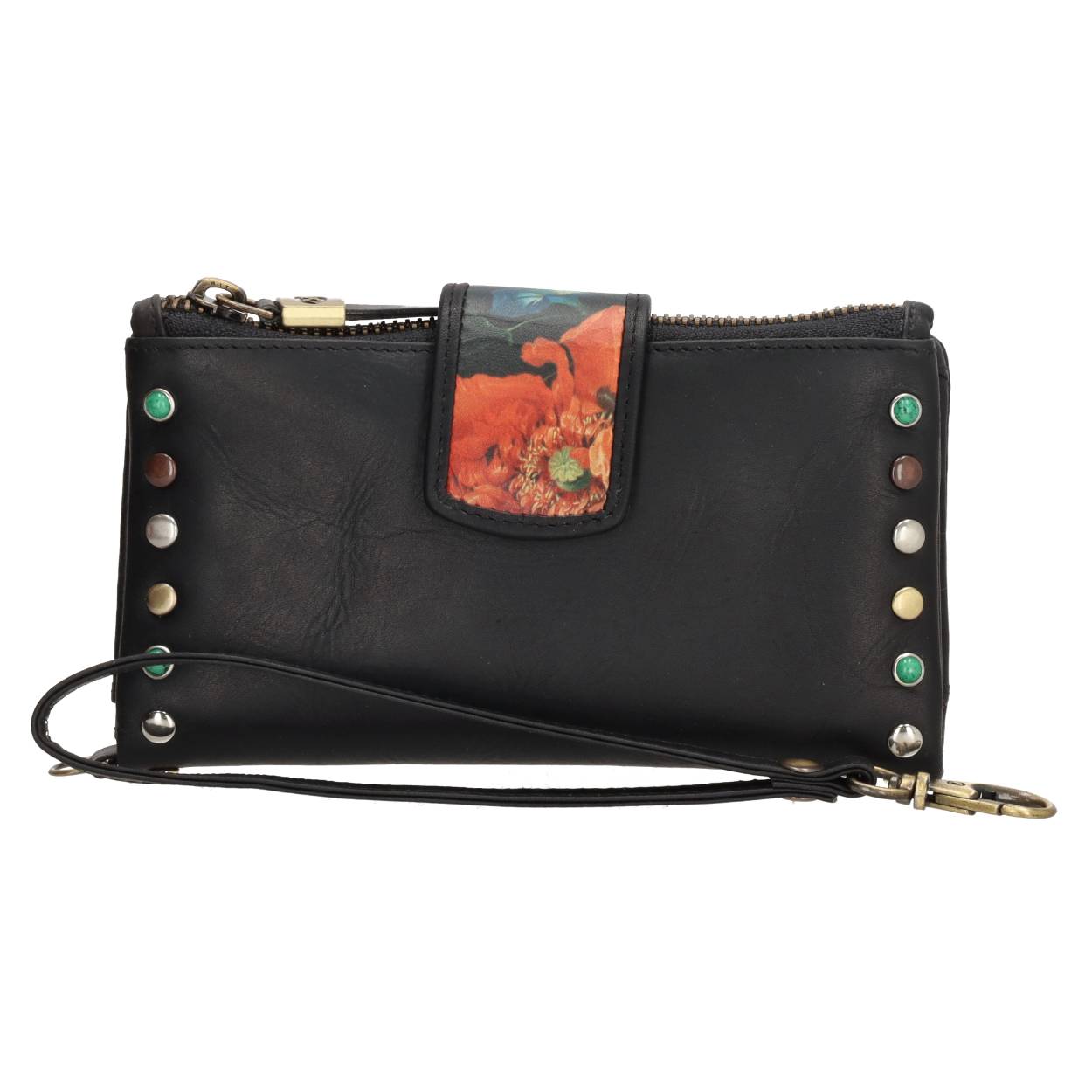 Moet je even snel de deur uit en wil je wel je belangrijkste spullen mee? Dan is deze portemonnee uit de Masterpiece collectie van Micmacbags ideaal! Je muntgeld, briefgeld, telefoon, ID én pasjes passen allemaal in deze leuke portemonnee. In de portemonnee is ruimte voor 11 pasjes. Door het handzame formaat neem je 'm gemakkelijk overal mee naar toe. Ga jij op pad met deze topper? 

De Masterpiece collectie van Micmacbags is geïnspireerd op het kunstwerk 'Bloemen en een horloge van de stillevenschilder Abraham Mignon. Met de Masterpiece collectie wordt een stukje kunst aan jou doorgegeven! De tassen en portemonnees zijn gemaakt van onze cow pull up, een sterke leersoort die alleen maar mooier wordt door het te gebruiken.

De eigenschappen van deze portemonnee zijn: 

11 creditcardvakken 
Briefgeldvak 
Muntgeldvak 
Telefoonvak met ritssluiting 
