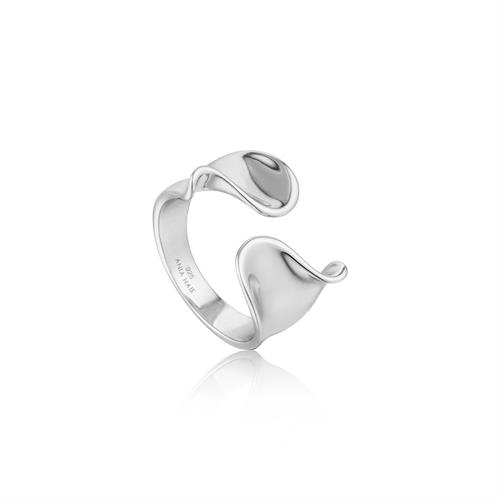 Adjustable zilveren ring ( naar ringmaat aan te passen)