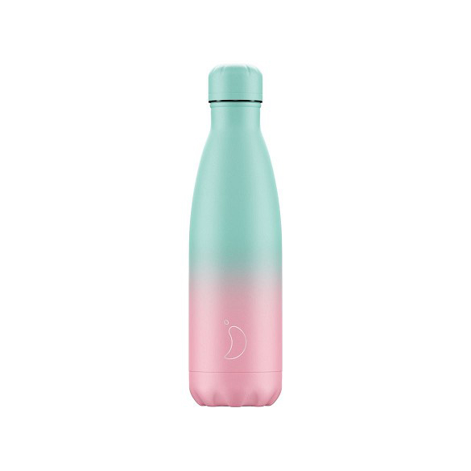 Deze Chilly's Bottle heeft een inhoud van 500 ML	en een gewicht van 360 gram.26,5 hoog en 7 cm omvang	De dop is gemaakt van rvs en heeft siliconen ring. Kortom uw drankje blijft door de hoogwaardige dubbele wand maar liefst 24 uur koud of 12 uur warm.