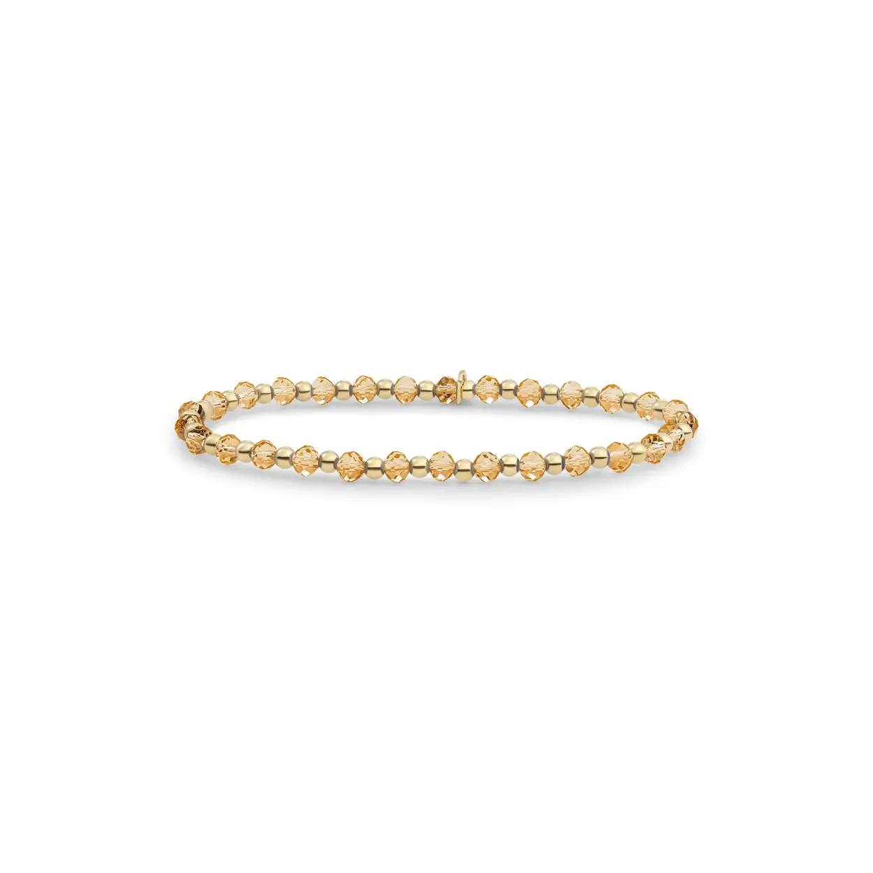 Armband Light Gold Citrine Quartz interstellar