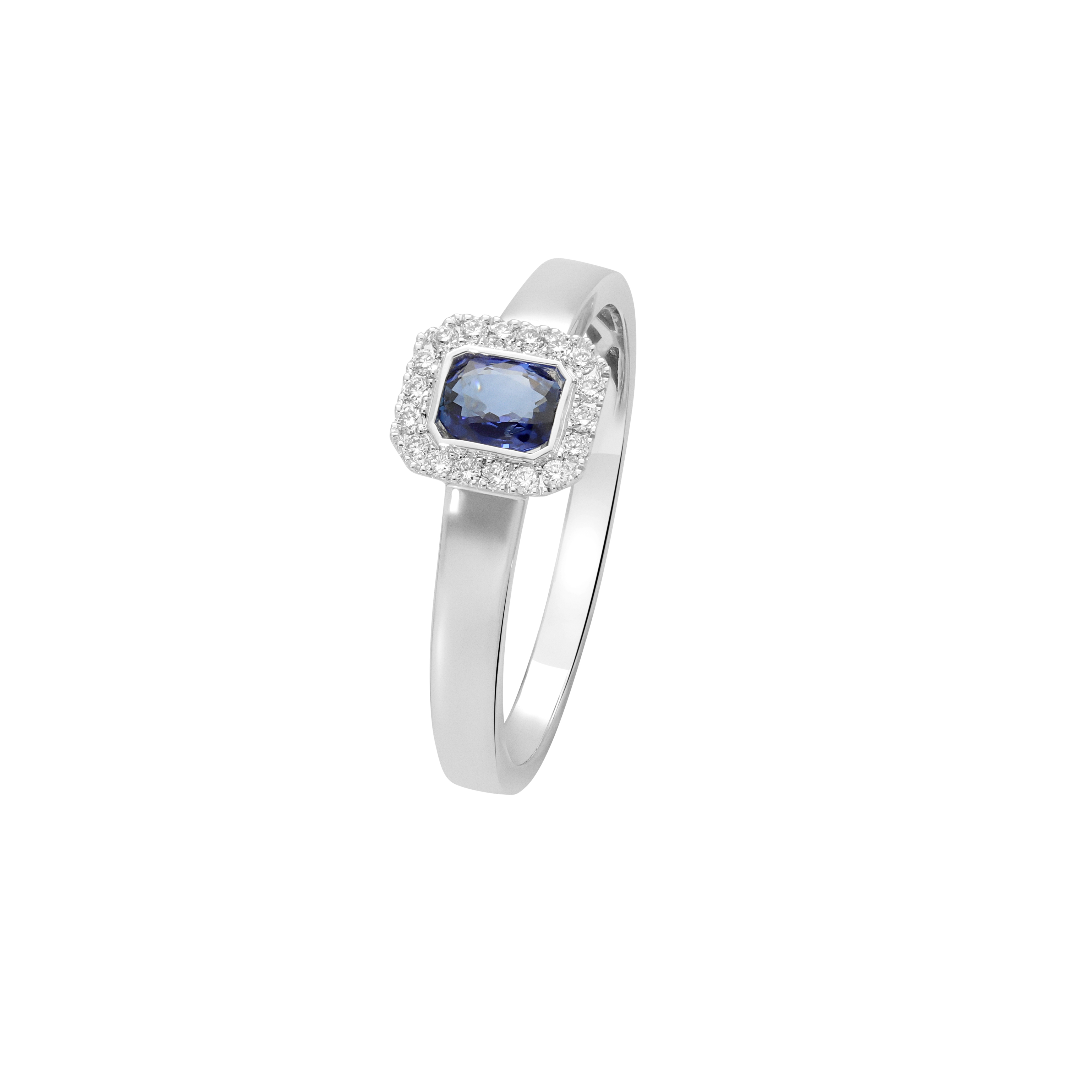 witgouden ring met saffier en briljant
18-0.08ct briljant
1-0.35 saffier