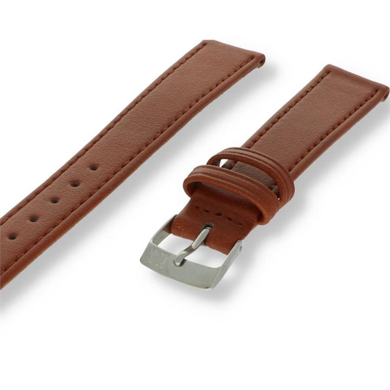 Morellato Horlogeband 10mm Bruin Pointe Glad Gestikt PMD041POINTE10