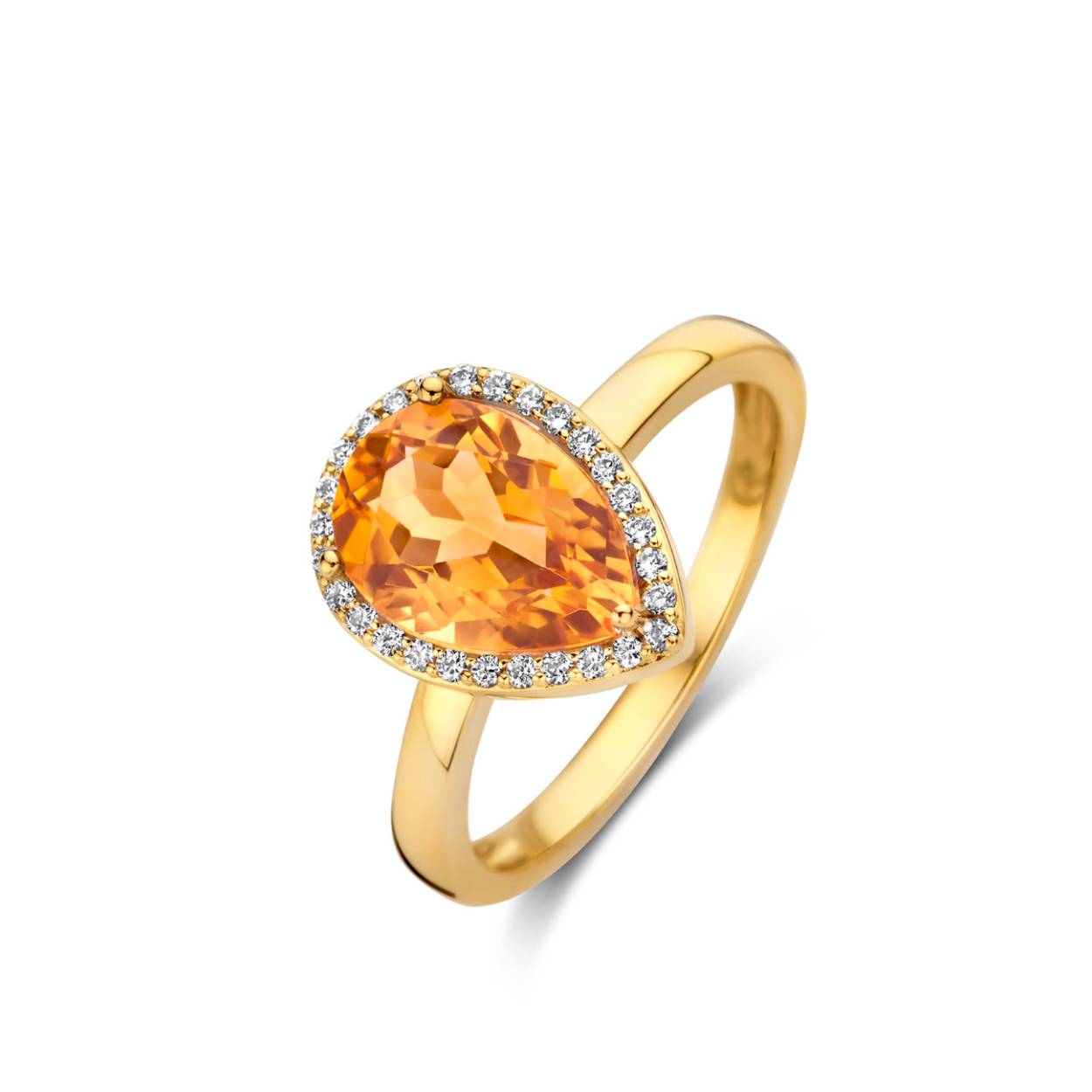Ring goud 18kt met diamanten One More
