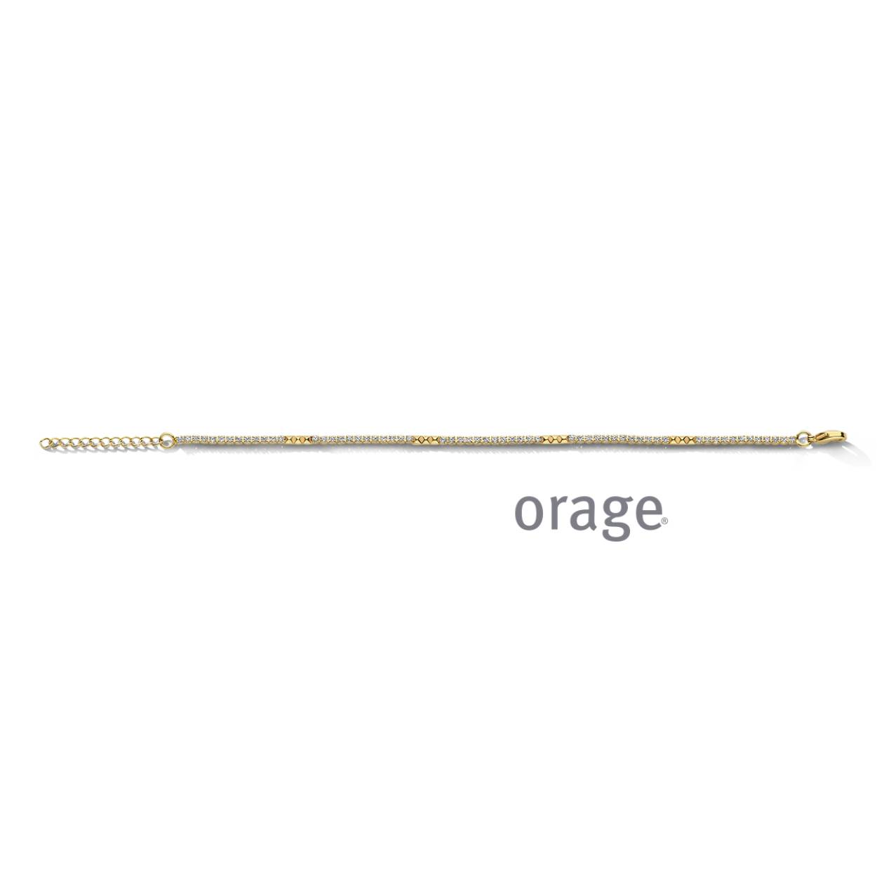 Vergulde armband met zirkoon
BA094