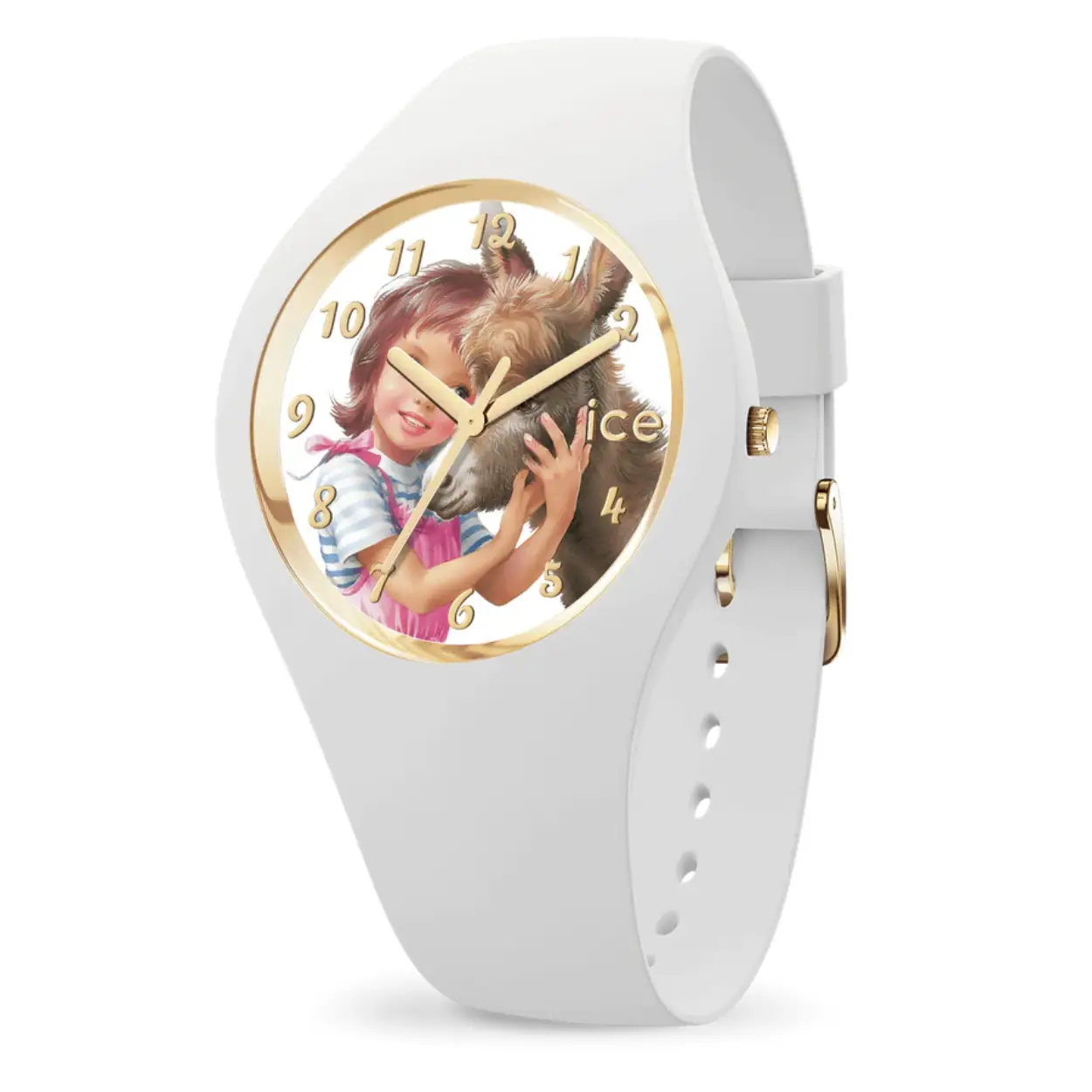 Om haar 70e verjaardag te vieren, is de heldin Martine samengebracht in een gelijknamige collectie; een limited edition  met een beperkte voorraad. De rose gold cijfers die de wijzerplaat van dit lieve horloge sieren, versterken het emblematische beeld van een iconisch personage: Martine! Mis deze gelimiteerde aanbieding niet die exclusief beschikbaar is op de website; met beperkte voorraad