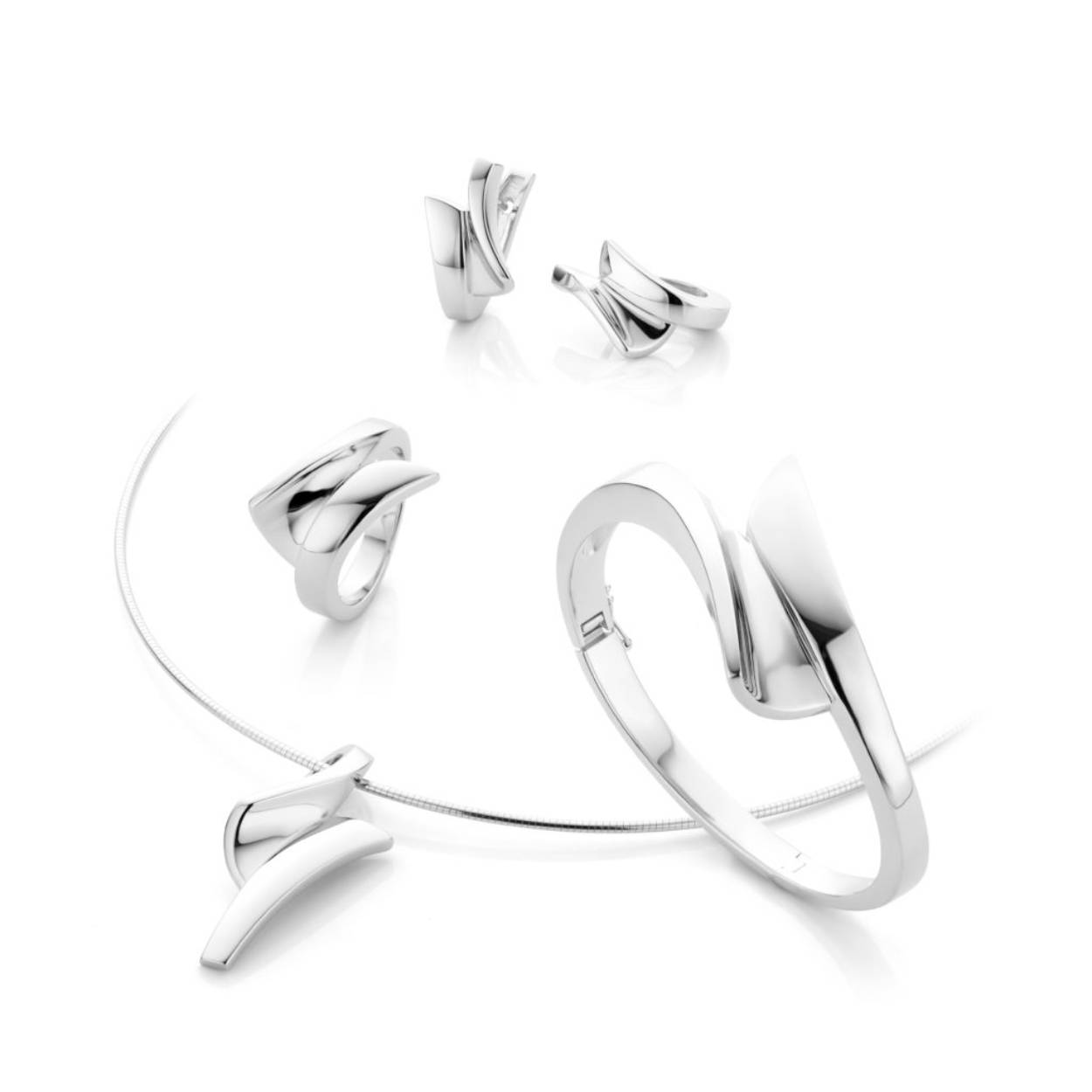 zilveren slavenarmband, slag poly/fantasie