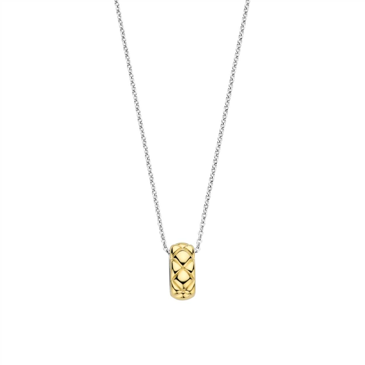 Dit TI SENTO - Milano Collier 34015SY is gemaakt van Zilver gold plated. De kleurstelling van dit collier is Zilver geel verguld. Alle TI SENTO - Milano producten worden geleverd in een luxe geschenkverpakking.