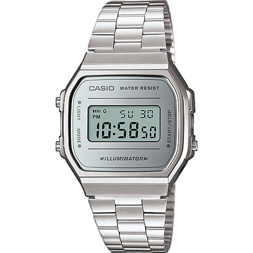Dit horloge van Casio komt uit de collectie: Vintage ICONIC. Dit horloge heeft de volgende functies: Illuminator, Dagalarm, Automatische kalender, 12/24-uurs tijdweergave, Stopwatchfunctie - 1/100 sec. - 1 uur