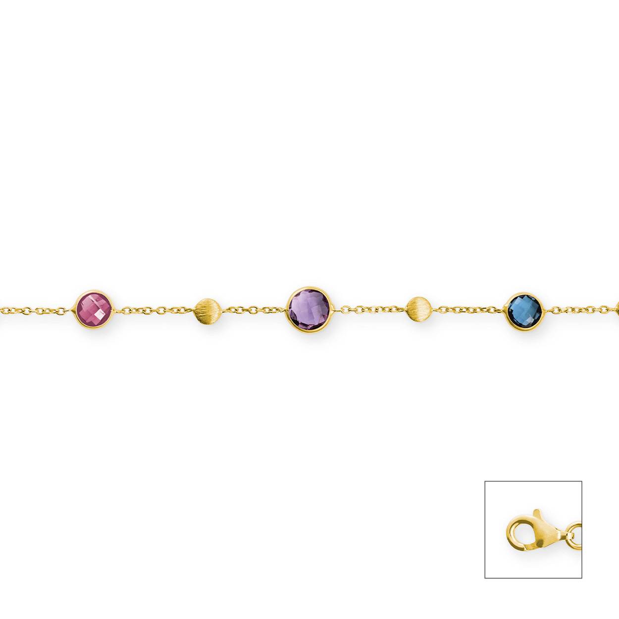 Armband GG Kleursteen