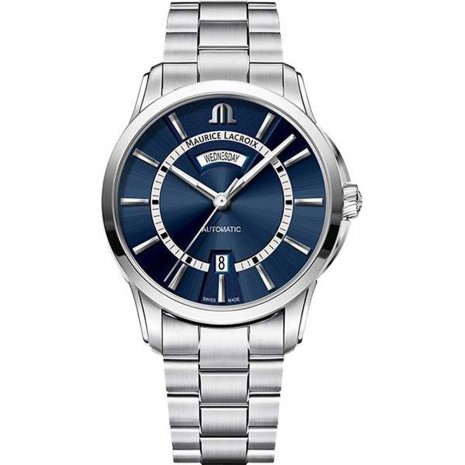 Dit is een horloge van het merk Maurice Lacroix gemaakt voor heren.
De specificaties zijn als volgt:
Kastmaat: 41 mm
Waterdichtheid: 10 ATM / 100 Meter / 330 Feet
Dit horloge heeft de volgende functies/eigenschappen:
Datumaanduiding
Dagaanduiding