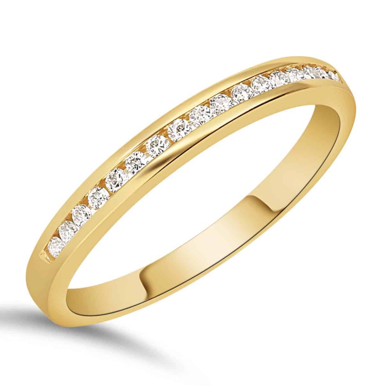 gouden ring maat 17 0.15 g-si diamant