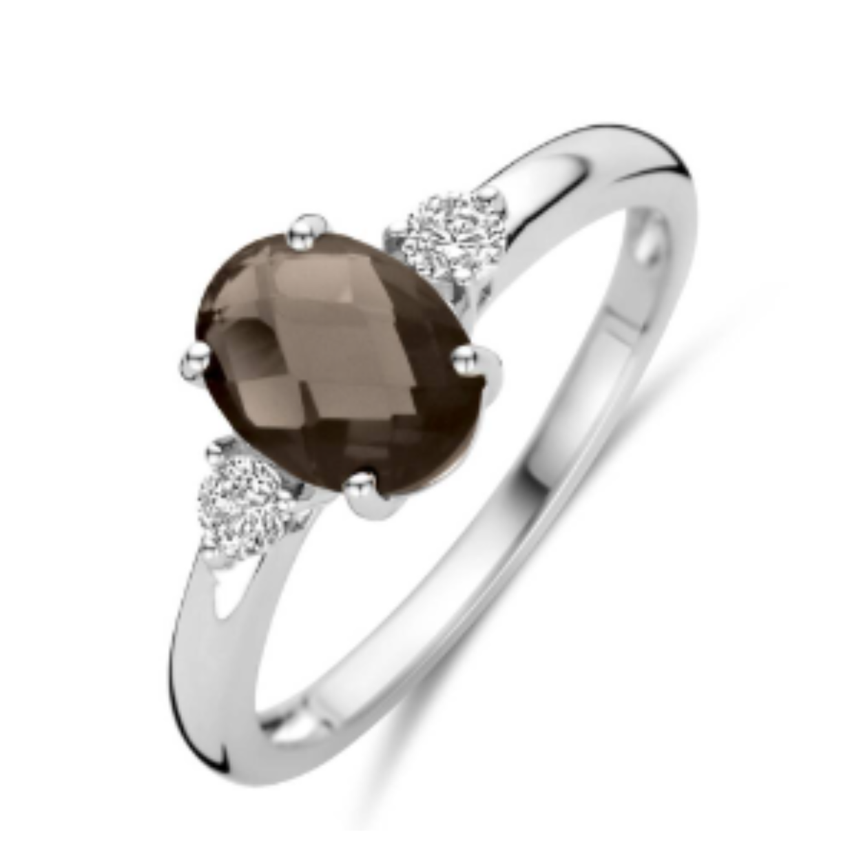 ring rookkwarts zirconia