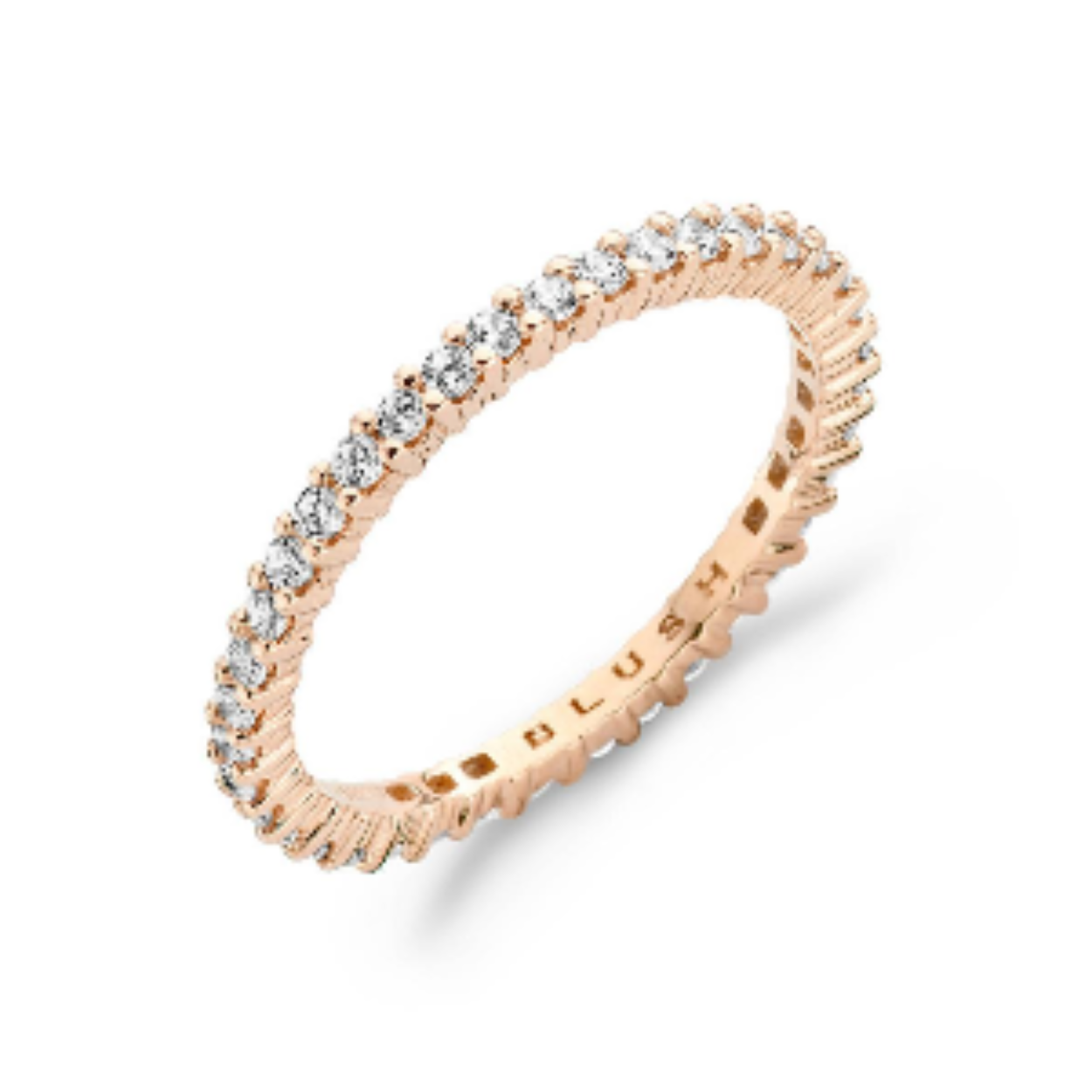BLUSH RING ROSE GOUD 14KT ZIRKONIA 1123RZI/54