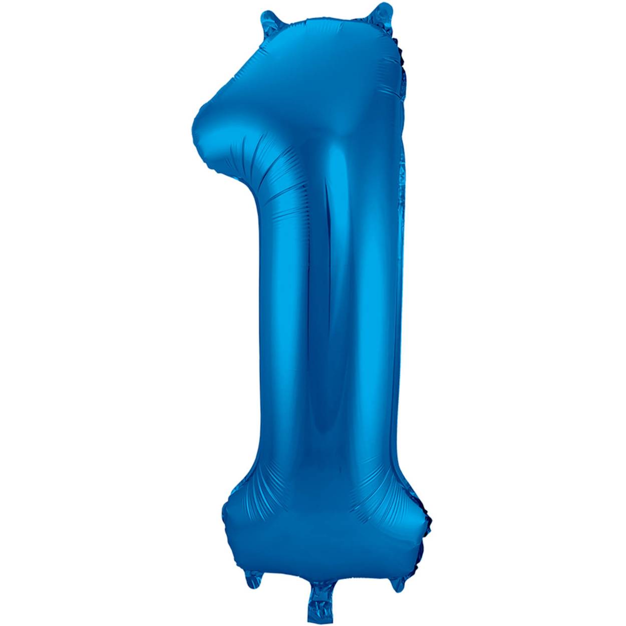 Blauwe Folieballon Cijfer 1 - 86cm. Inhoud: 1 folieballon. Kleur: Blauw. Bijvoorbeeld te gebruiken tijdens de volgende feestgelegenheid/feestgelegenheden: Verjaardag, Jubileum en Kinderfeestje. Deze folieballon is 34 inch/86 cm. Het artikel is gemaakt van folie.