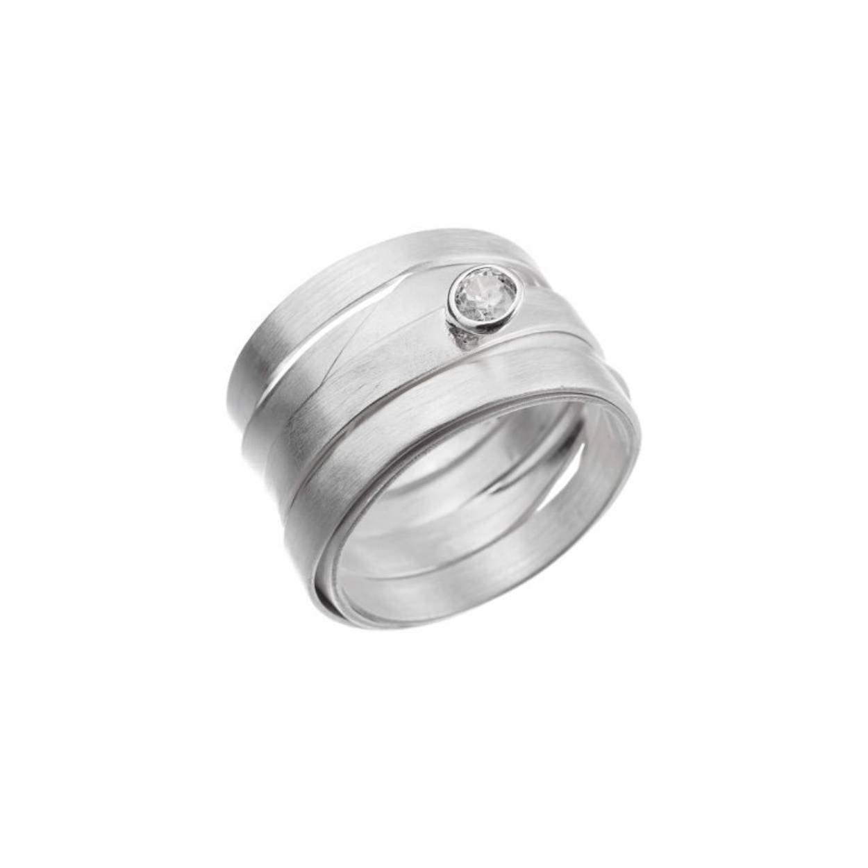 Ring zilver zirkonia