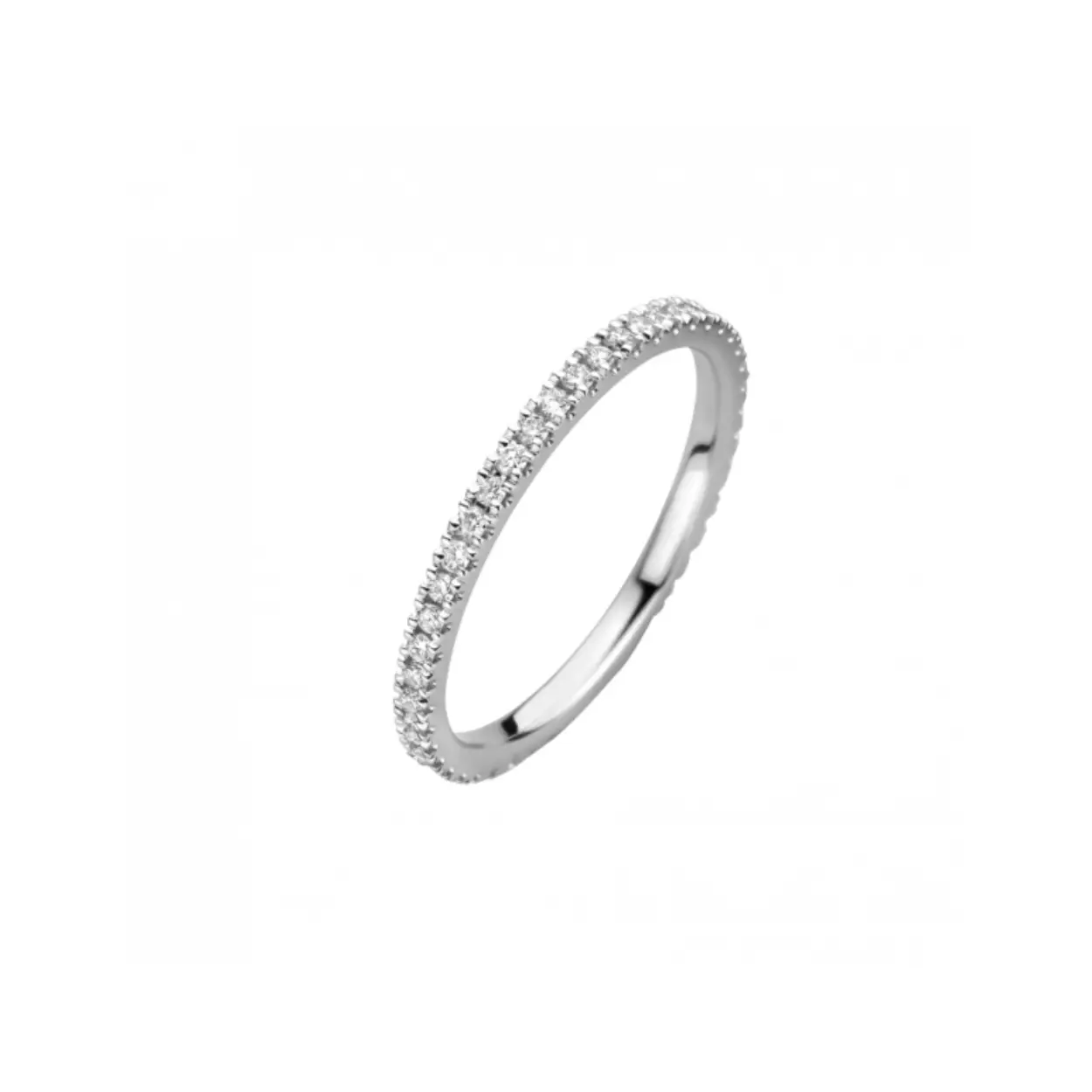 ring voorzien van 0.34ct briljant H/SI
