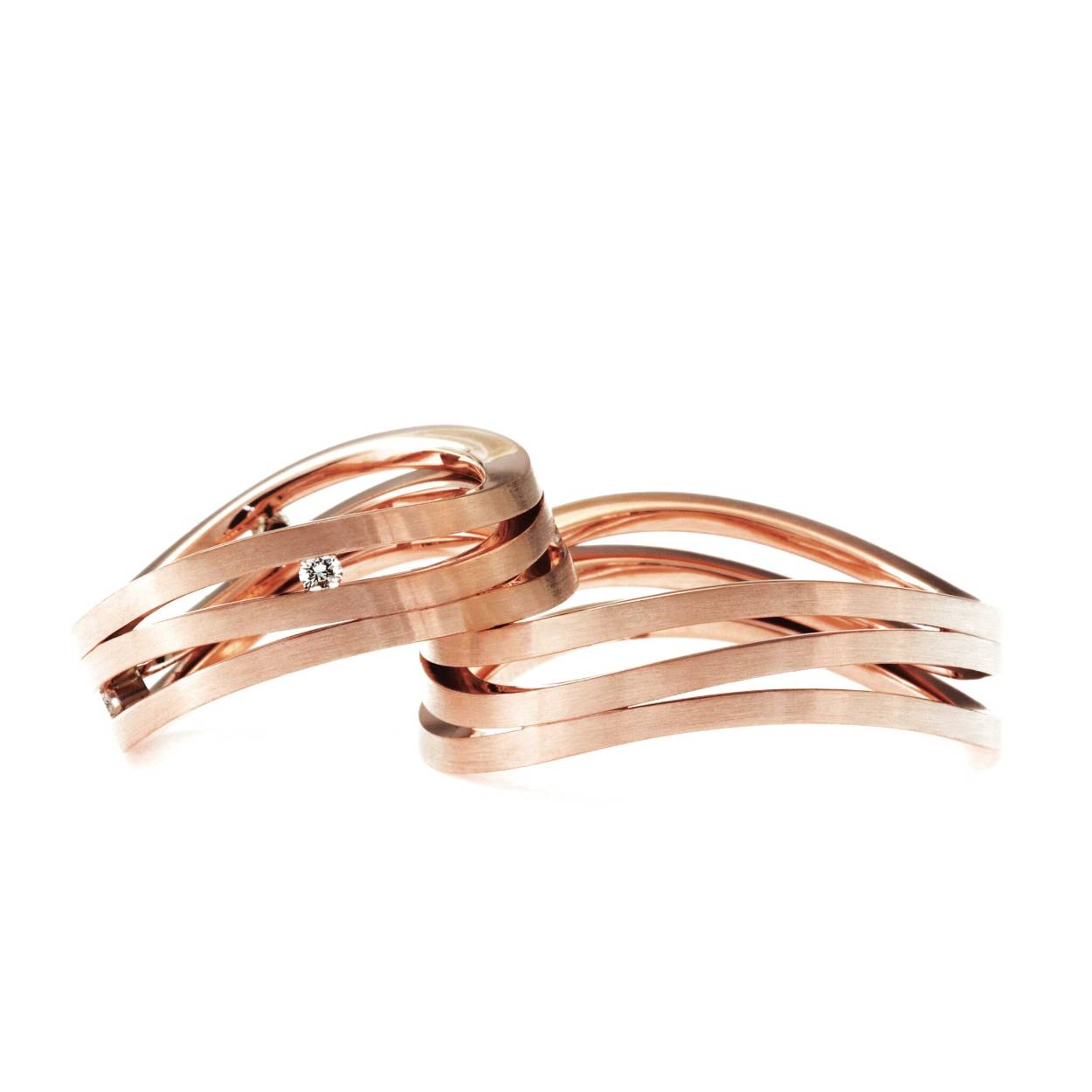 14 krt geel gouden heren ring