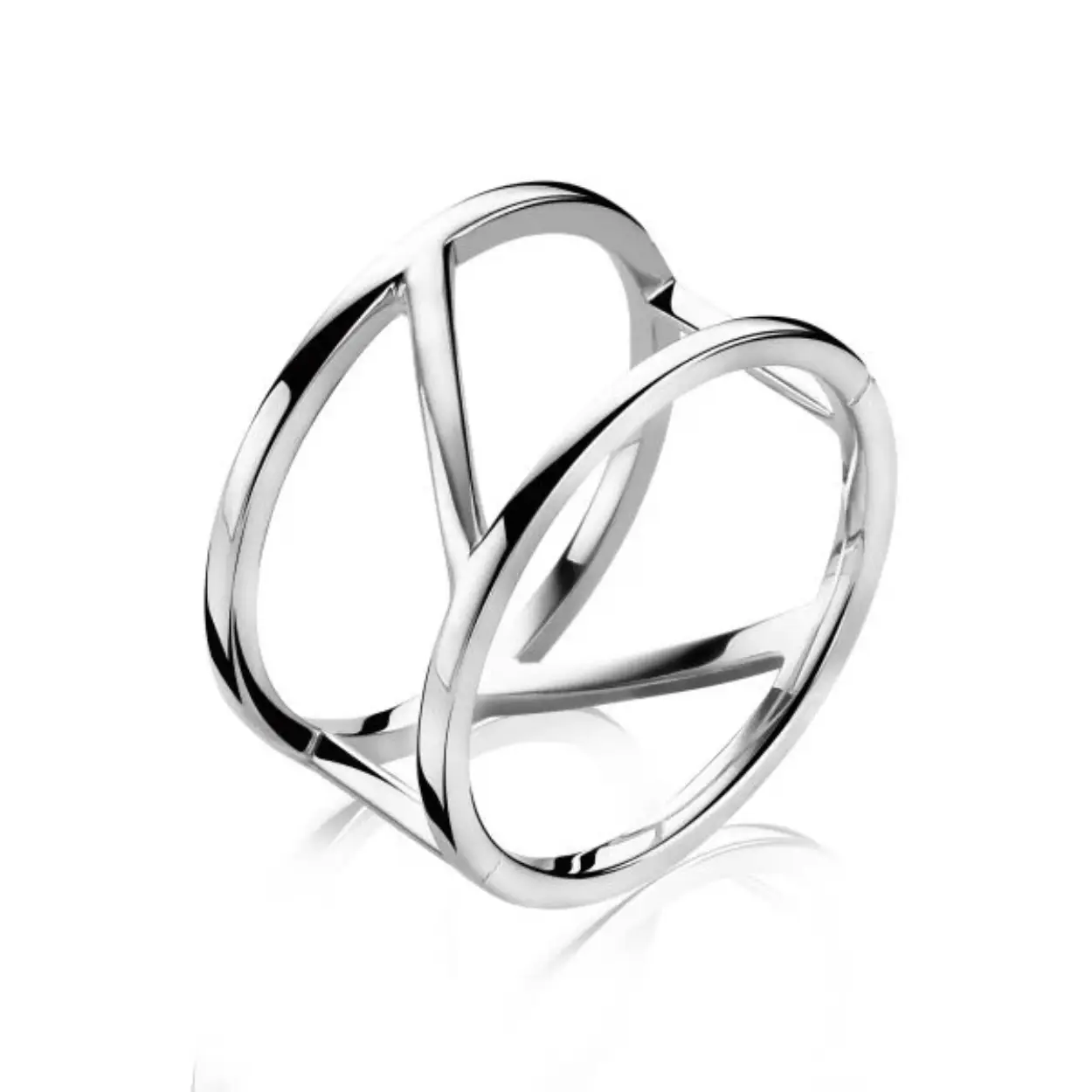 ZINZI RING ZIR1099
Gerhodineerd zilver
10.5mm breed



