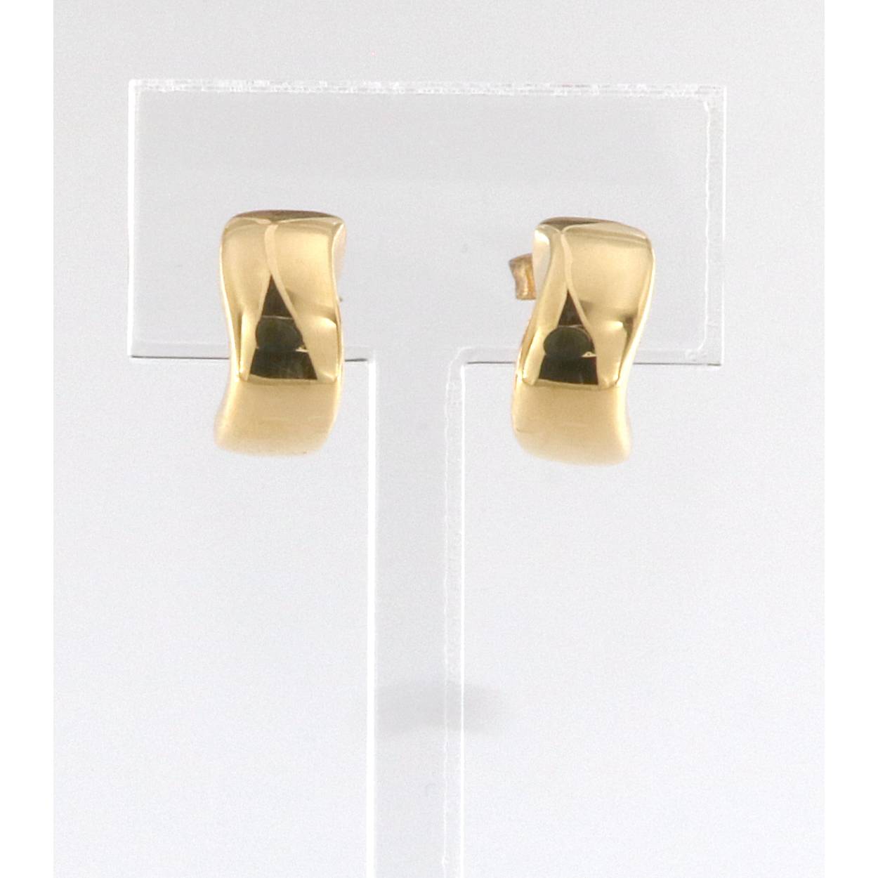 creolen geel goud 18kt