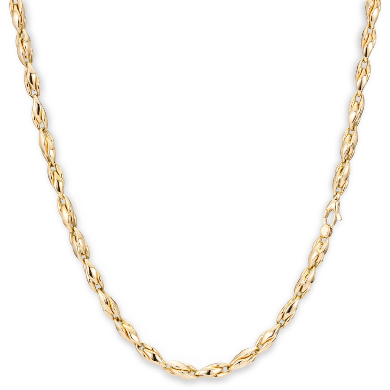 geelgouden Collier (14Krt) van het merk Monzario 

- ook leverbaar als Armband of in bicolor geel en witgoud 