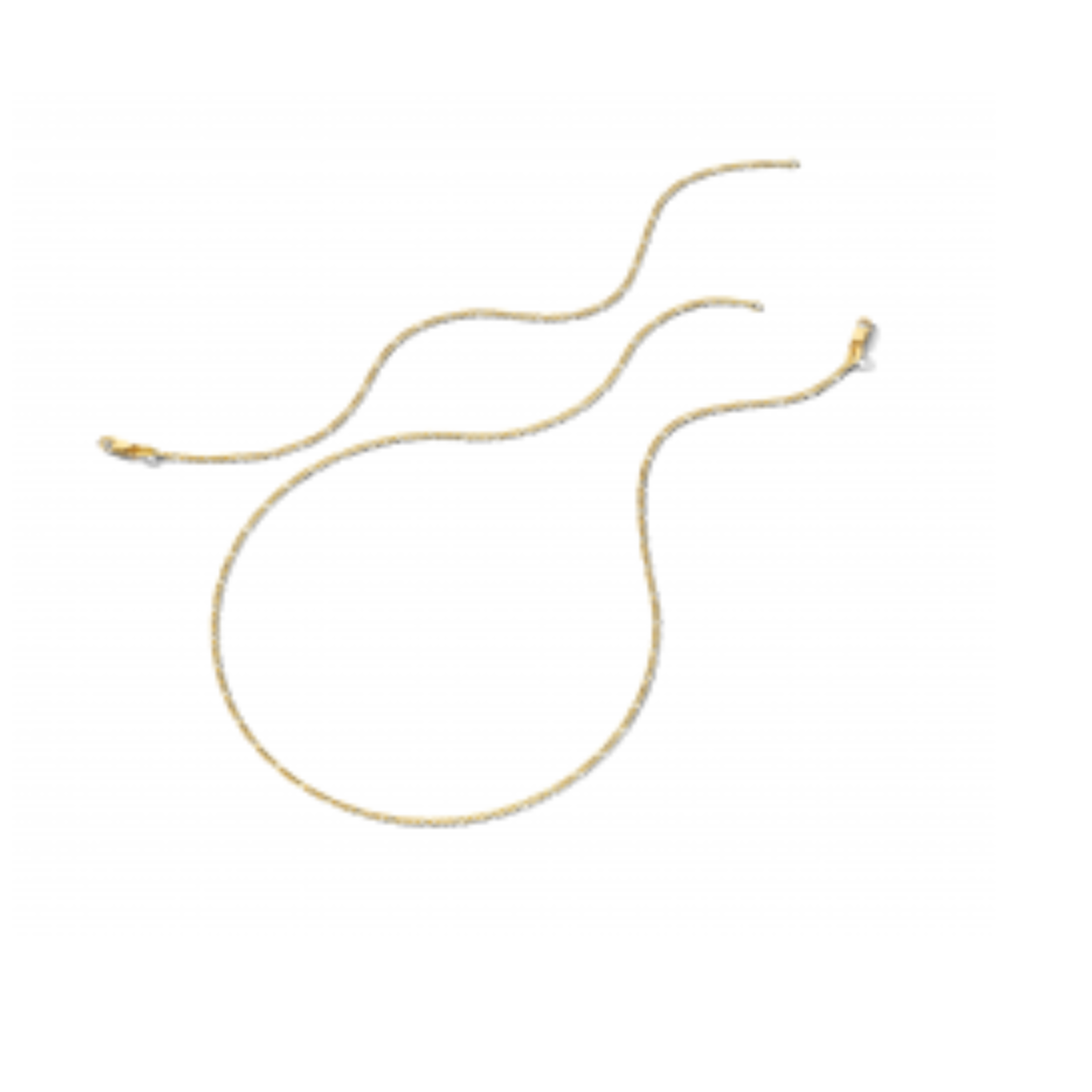 Fjory figaro schakel collier. De lengte van het collier is  42 cm