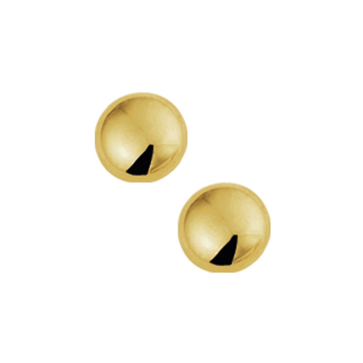 geelgouden oorsteker bolletje