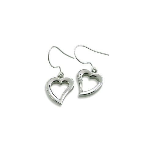 Titanium Oorhangers hart