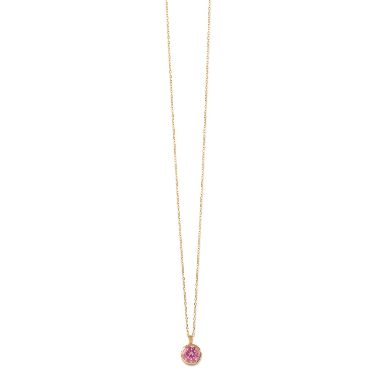 14K Collier met geboortesteen