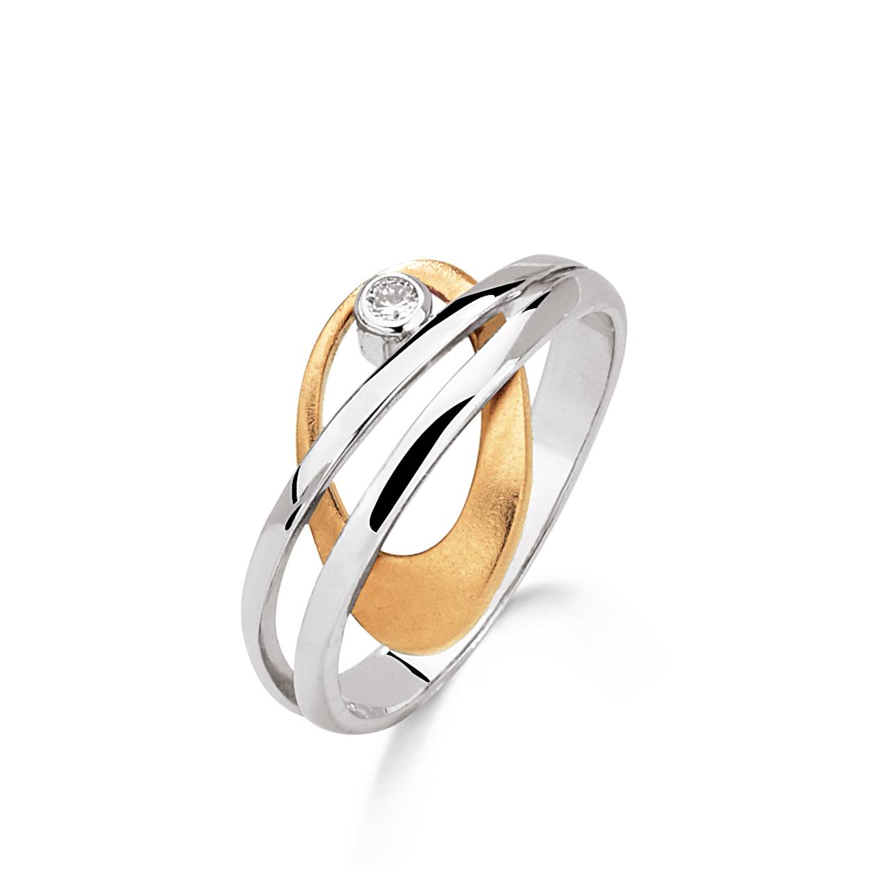 Ring gemaakt met oud goud.
