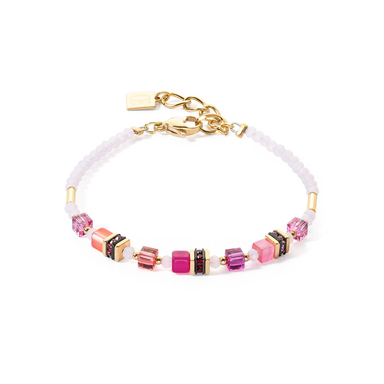 Coeur de Lion armband met polaris en crystals