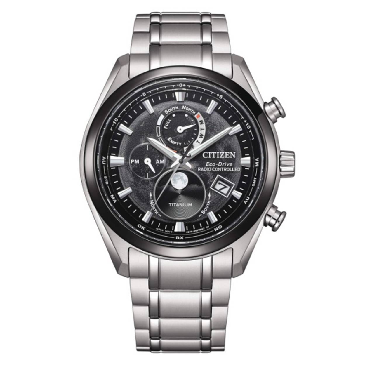 Citizen Eco-Drive, Radio Controlled, Cal: H874, 100m WR, Saffierglas - BY1018-80E