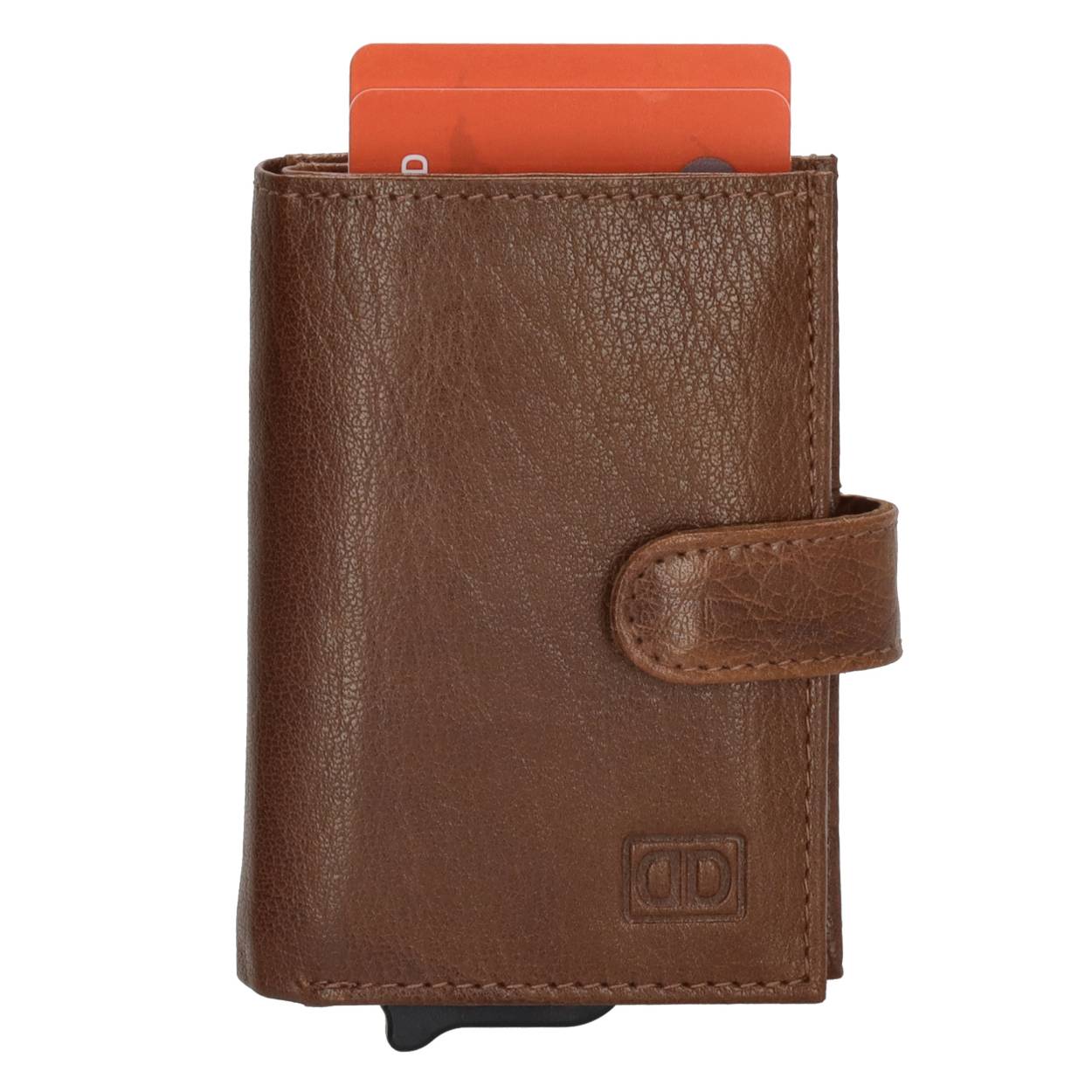 Deze veiligheidsportemonnee heeft een dubbel d-fh-serie ontwerp en is uitgevoerd in bruin. Het biedt bescherming tegen diefstal van persoonlijke gegevens dankzij de RFID-blokkeringstechnologie. De beste manier om het te dragen is om het in uw zak te bewaren . De portemonnee is compact en duurzaam, ideaal voor dagelijks gebruik. Beschermt uw kaarten en geld in stijl.
