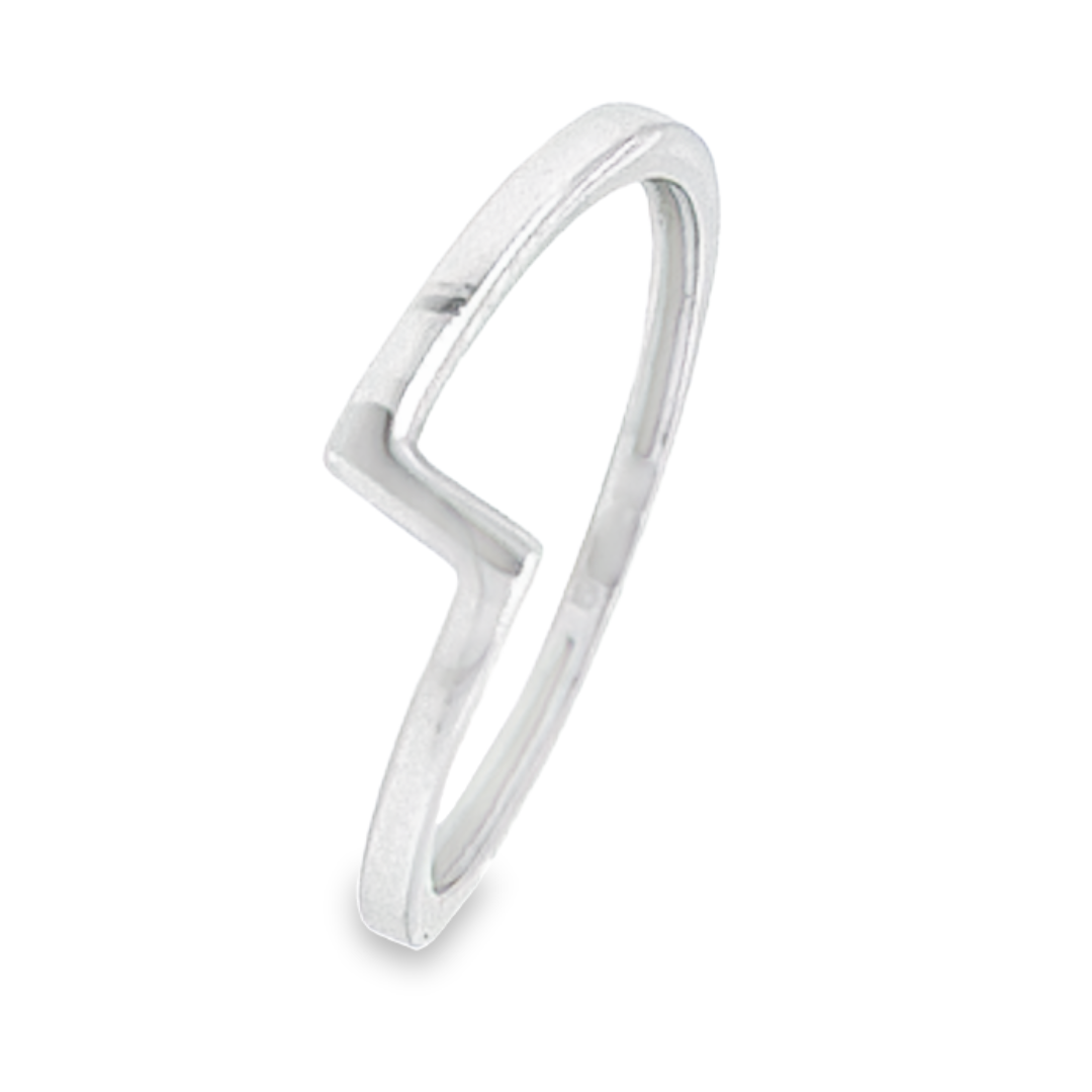 Witgouden ring Fantasie