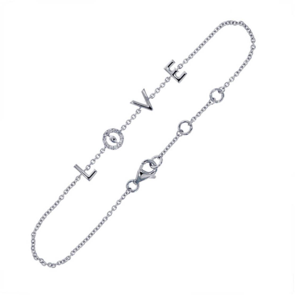 “LOVE”Armband 12-0.06 Crt H SI