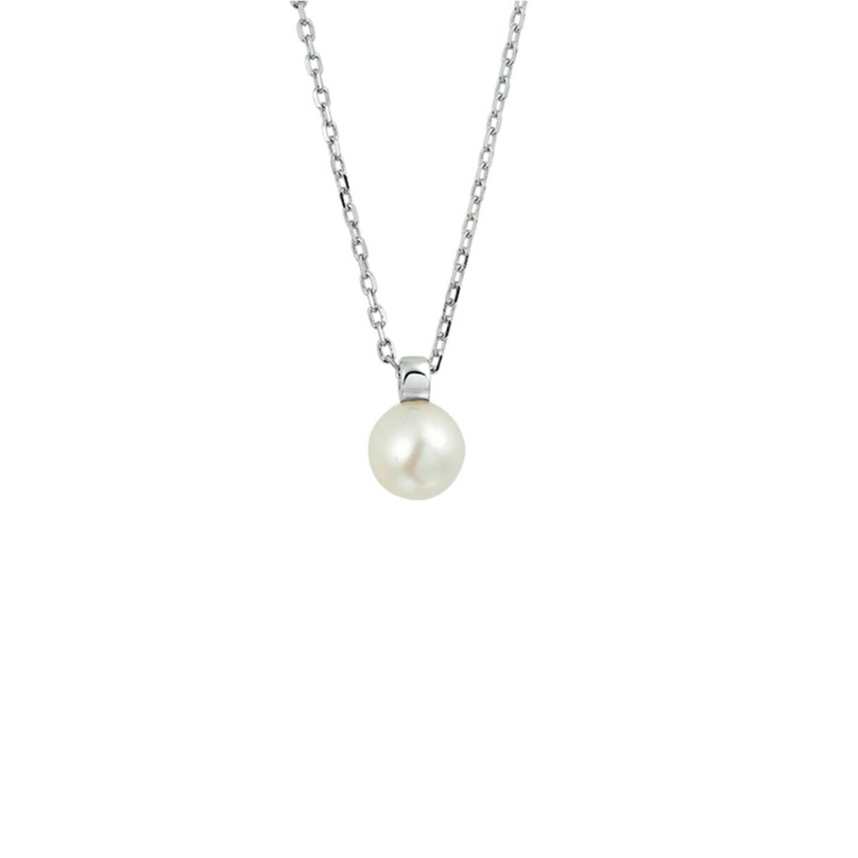 ZILVEREN COLLIER MET HANGER parel 1323199