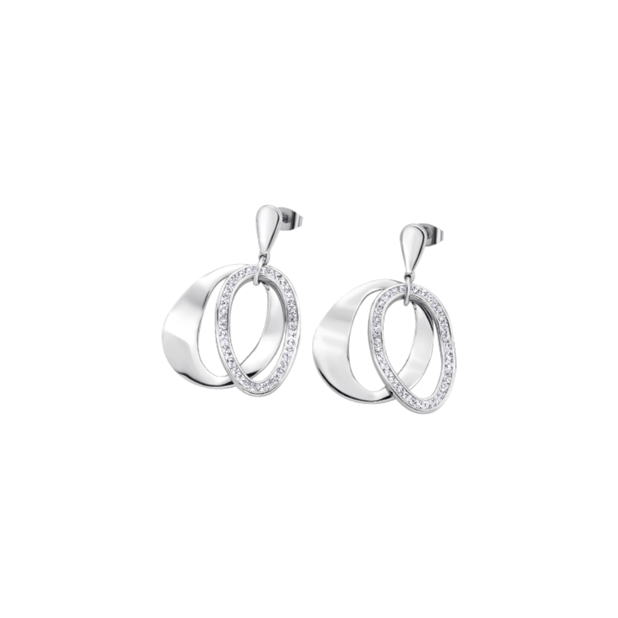 De LOTUS STYLE damesoorstekers met modelnummer LS1672/4/1 zijn stijlvolle sieraden in de categorie 'Jewels'. Deze oorstekers zijn gemaakt van roestvrij staal en hebben een ontwerp met twee ovale ringen. Ze zijn perfect voor zowel dagelijkse outfits als speciale gelegenheden. Draag ze met een opgestoken kapsel om de elegante look te benadrukken.