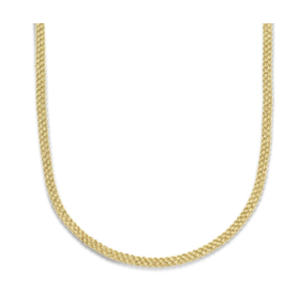 Gouden collier 45 cm