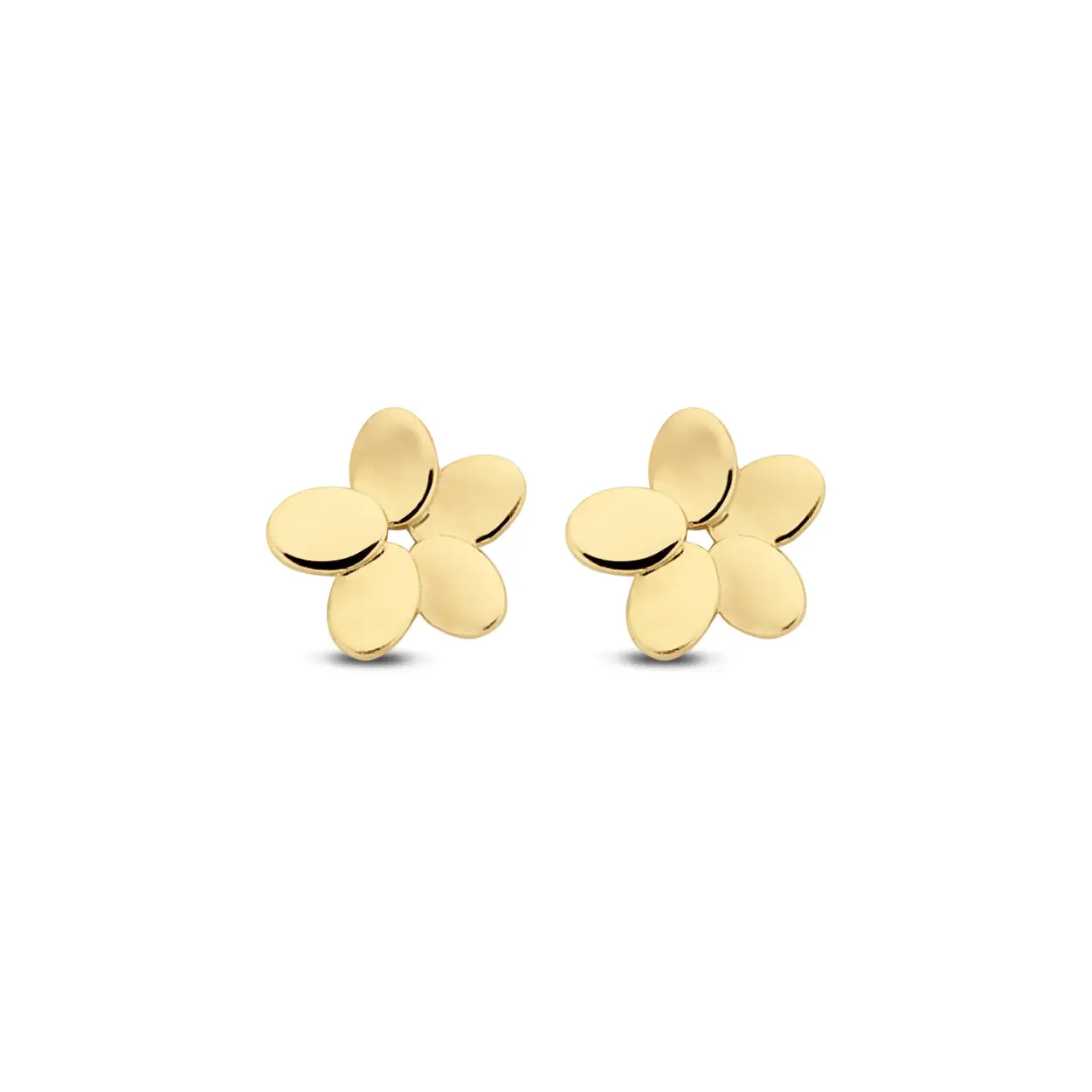 14K Gold Calandra Stud Earrings