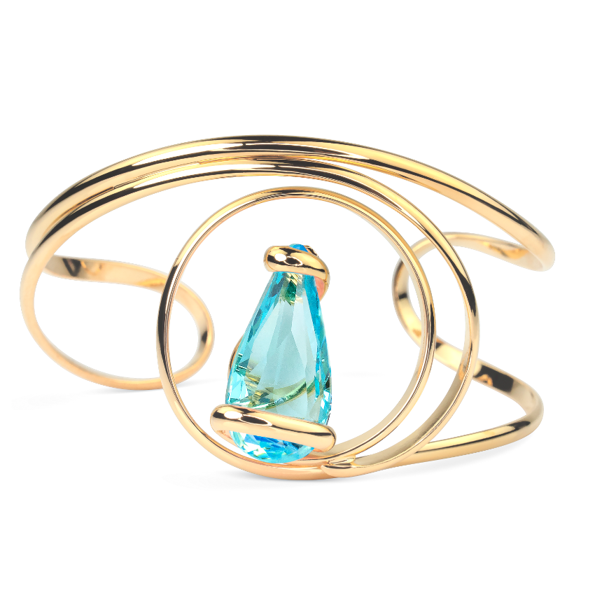 De sieraden van Andrea Marazzini worden ontworpen en handgemaakt in Italië. Dit sieraad is gemaakt van goud verguld metaal in combinatie met kristal van hoge kwaliteit. Het materiaal is hypoallergeen en nikkelvrij. Ieder Andrea Marazzini sieraad is uniek en een schoonheid voor het oog.

Sieraad type: Armband

Collectie: Aura
Steenkleur: Light Turquoise
Steengrootte: SFL