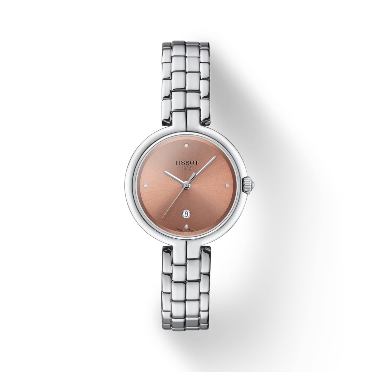 Tissot - Flamingo lady, Quartz, 50m WR, Saffierglas, 30mm
