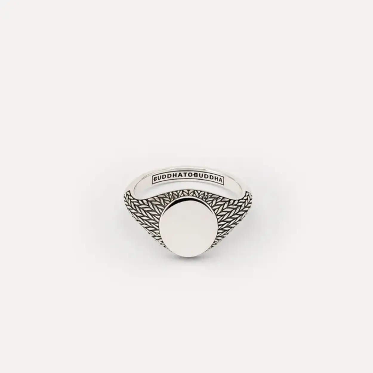 Buddha to Buddha Ellen Signet Zilveren ring