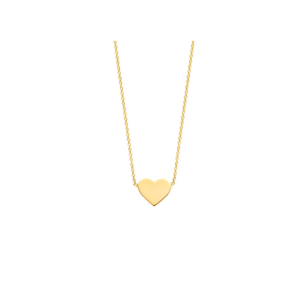 42-43-44 cm Goud met Hart zonder letter