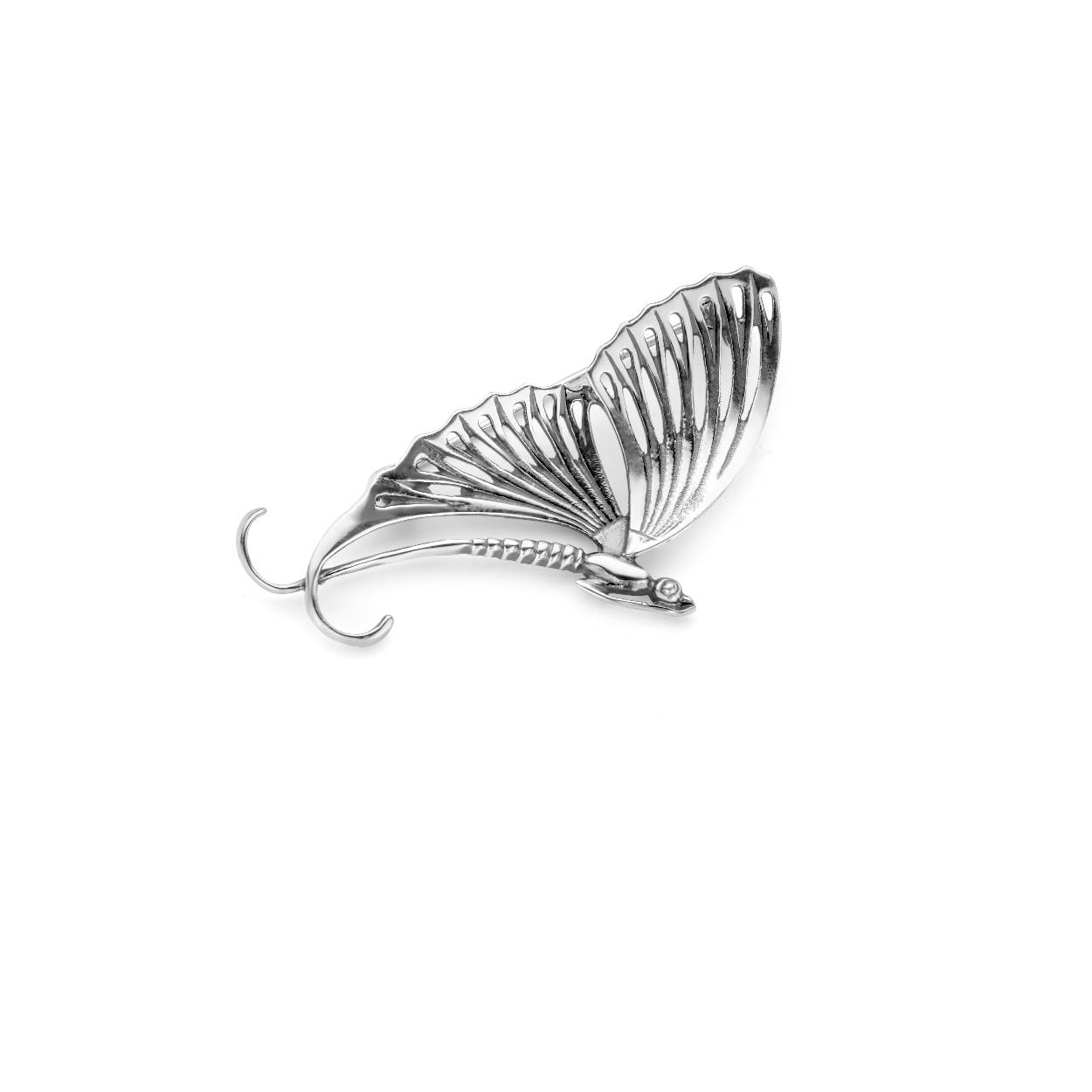 zilveren broche in de vorm van een libelle, Art Nouveau-stijl by GL 