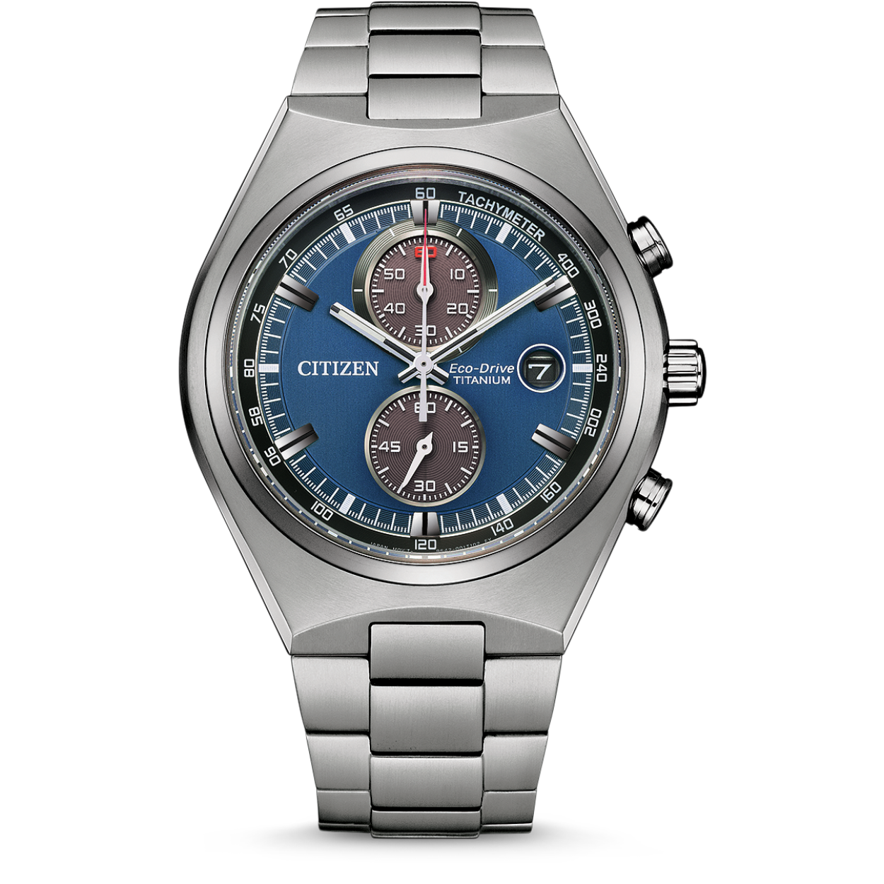 Citizen titanium chrono, eco drive (solar)
