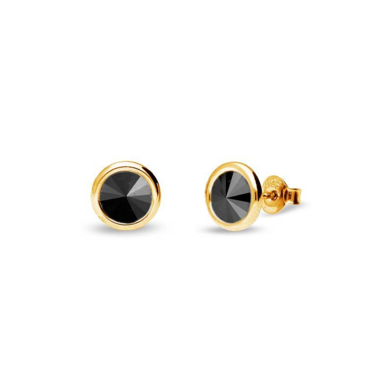 Deze oorstekers zijn van het merk Spark jewelry en zijn gemaakt van echt zilver met een gold coating. 