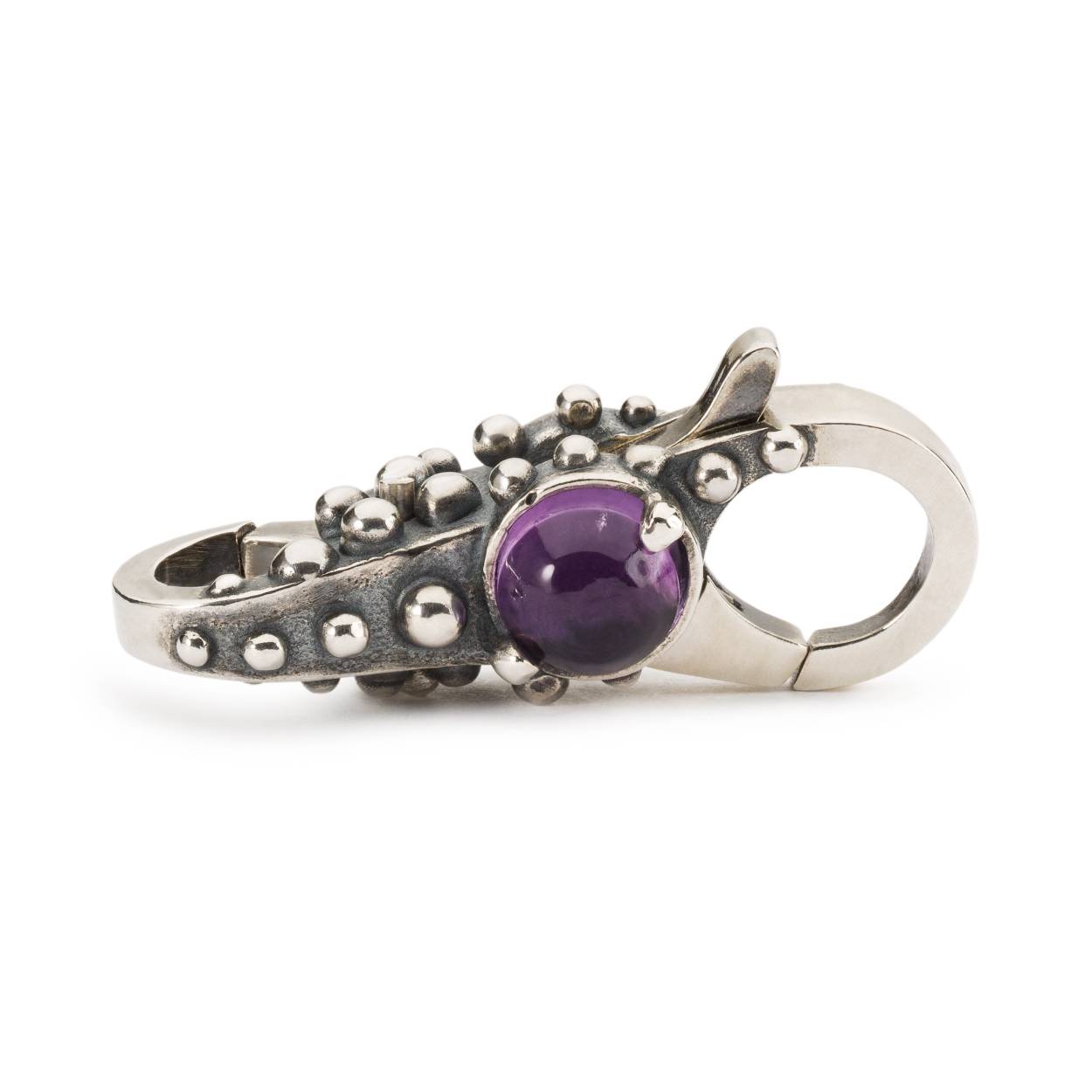Trollbeads - Dubbel slot zilver: Paars & Groen slot - TAGLO-00088
