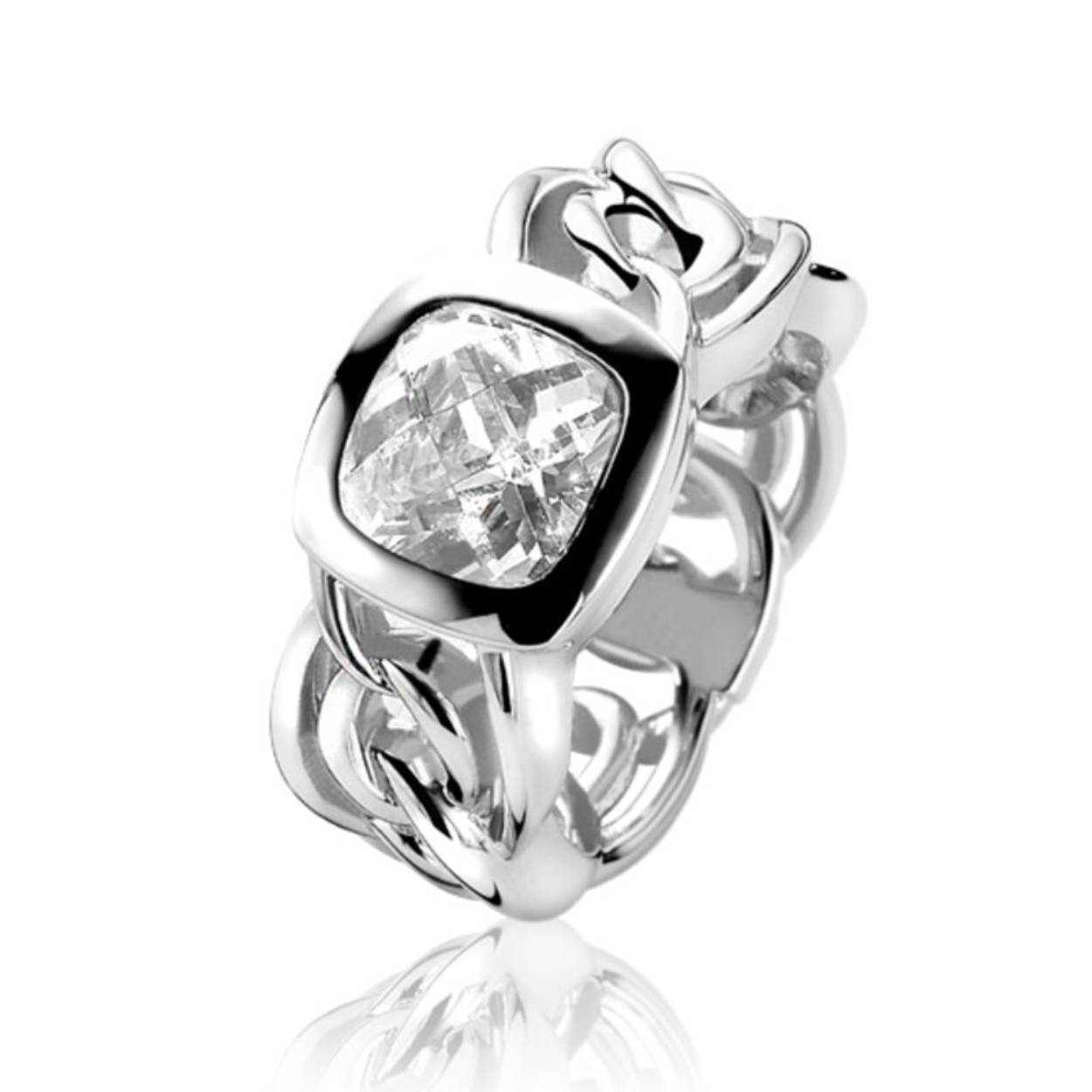 zinzi ring met zirkonia