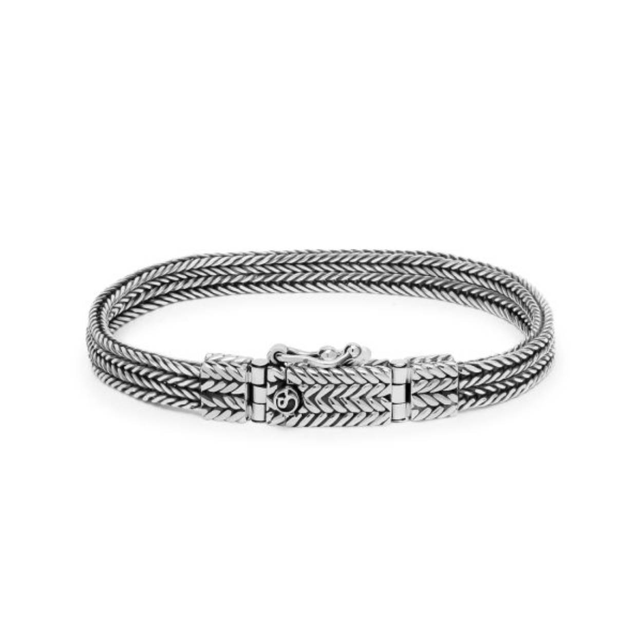 Silk massief zilveren armband
