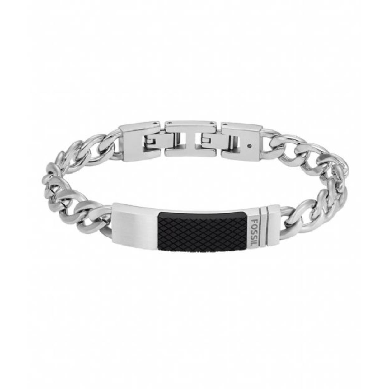 Deze armband is een stijlvol sieraad dat gemaakt is van roestvrij staal. De armband heeft een lengte van 20.5 centimeter. Niet alleen is deze armband perfect te combineren met jouw favoriete sieraden, maar ook met leuke andere items in de Fossil collectie.

